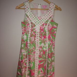 Lily Pulitzer Pink Elephant Dress